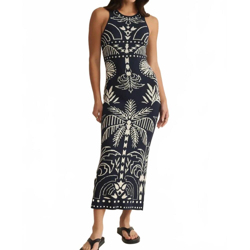NEW Z SUPPLY esperanza midi dress in eclipse